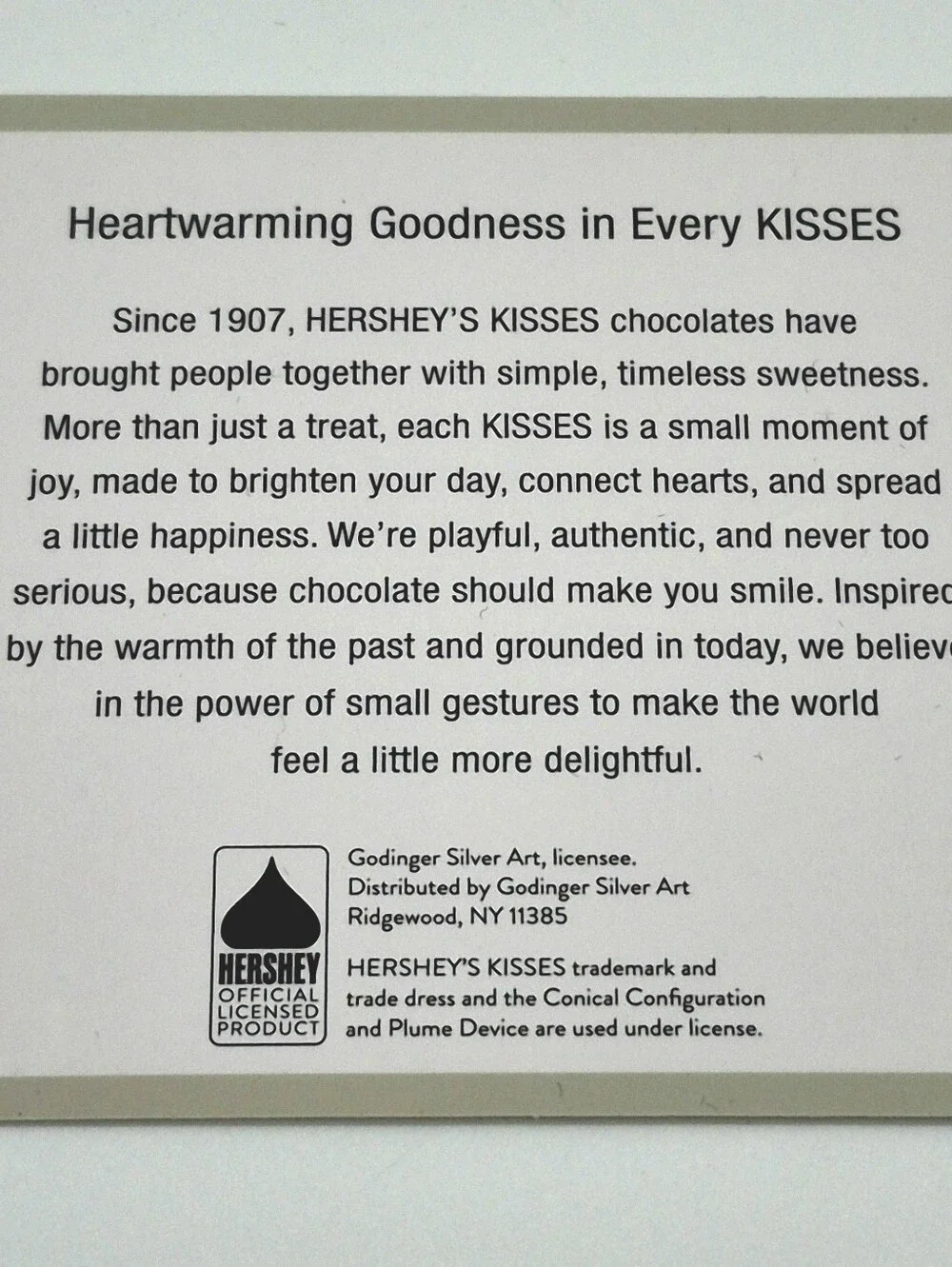 ✨ Hershey's Kisses Silver Candy Dish w/ Box by Godinger